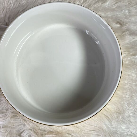 Hall Golden Glo Warranted 22 Carat Gold Bowl, 6 1/2” Diameter - Picture 3 of 4